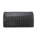 Bottega Veneta Long Wallet Leather Black