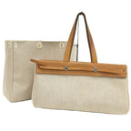 Hermes Herbag GM Tote Toile Ash