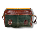Loewe Large Capacity Shoulder Bag Anagram Logo Suede Leather — view 5