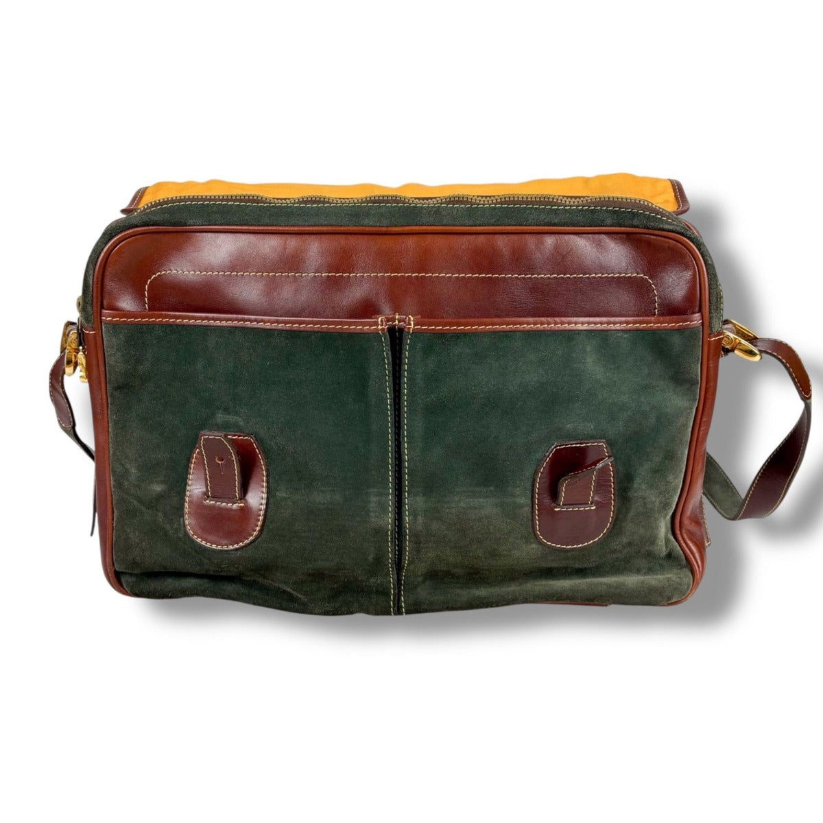 Loewe Large Capacity Shoulder Bag Anagram Logo Suede Leather — view 5