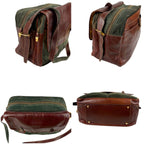 Loewe Large Capacity Shoulder Bag Anagram Logo Suede Leather — view 6