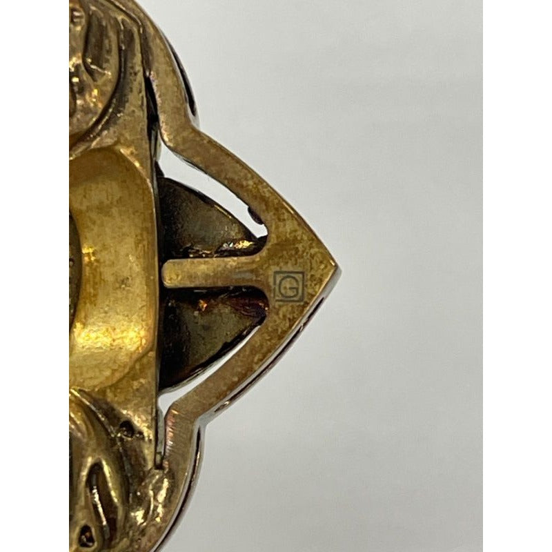 Gucci Michele Period GP Faux Pearl Flower Ring 10 — view 4