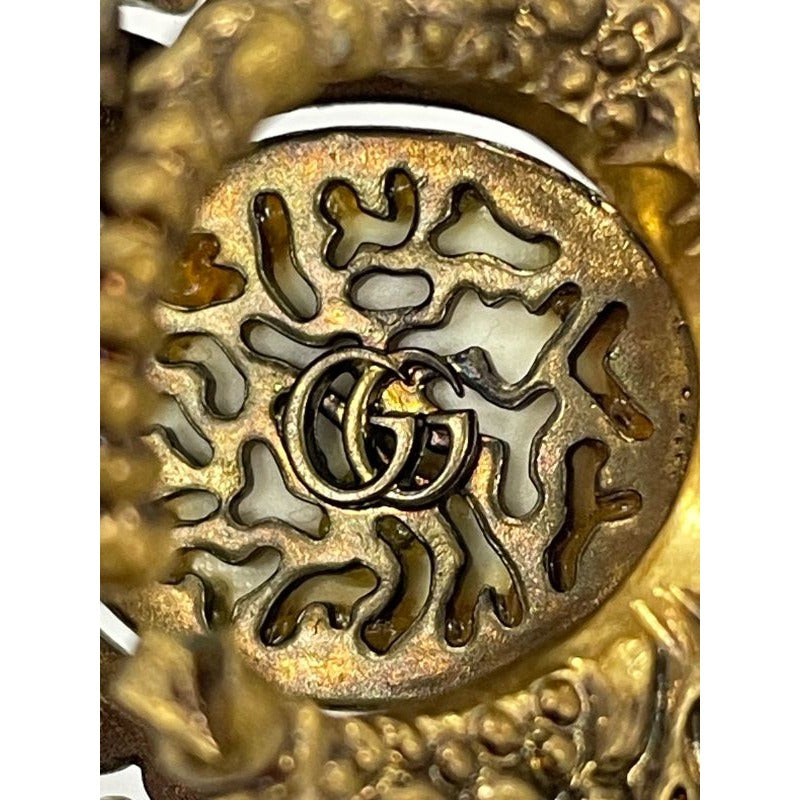 Gucci Michele Period GP Faux Pearl Flower Ring 10 — view 2