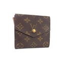 Louis Vuitton Trifold Wallet Portomonevier Cult Cles Brown Monogram Hook