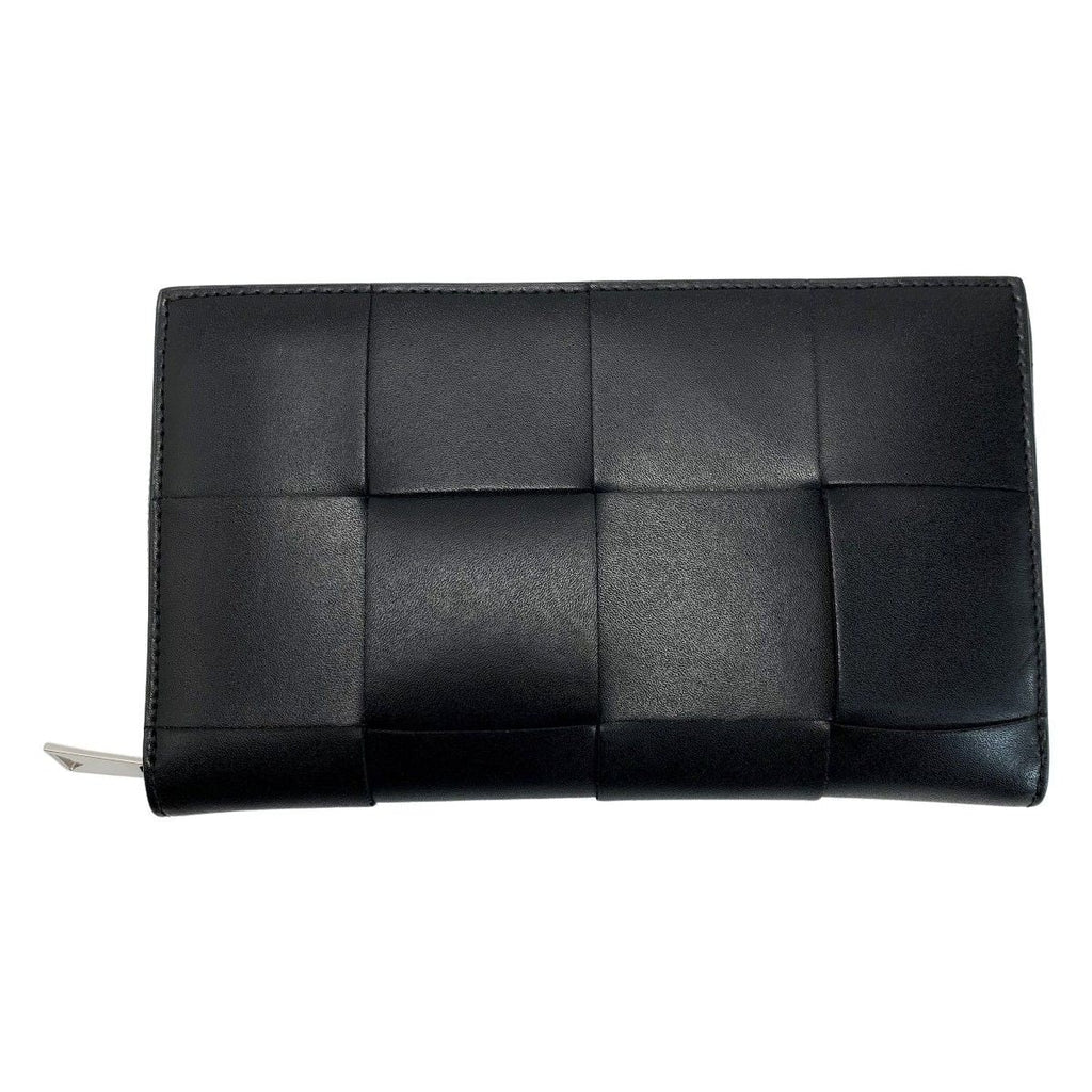 Bottega Veneta Maxi Intrecciato Black Leather V3 U01