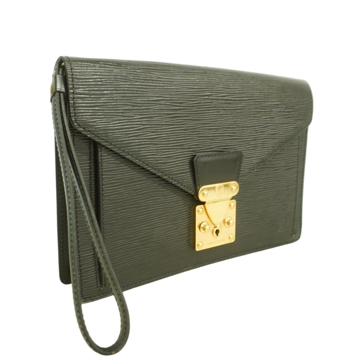 Louis Vuitton Clutch Epi Pochette Series Dragonne Noir — view 2