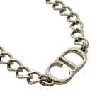 Christian Dior Chain Bracelet Bangle Accessories Jewelry CD Logo Metal Silver — view 4