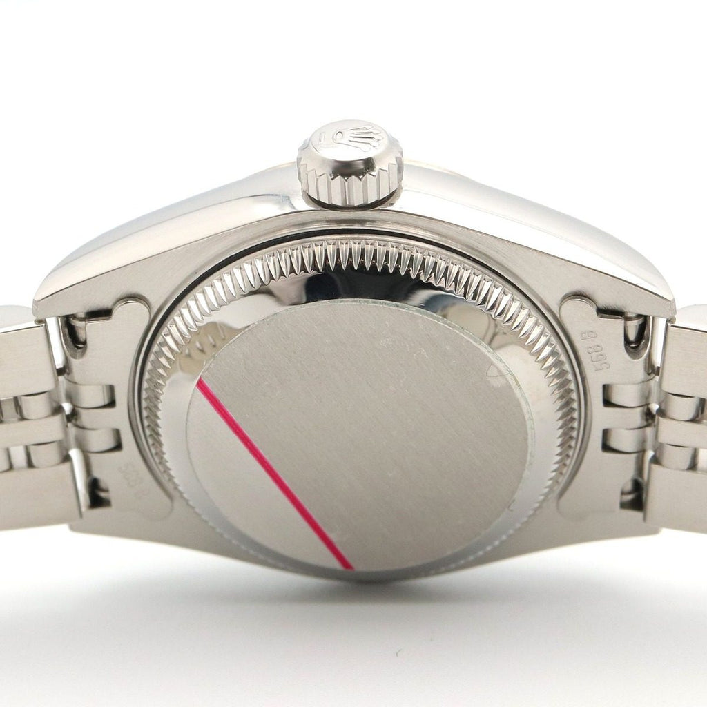 Rolex Datejust P Number BK BA 18k White Gold Stainless Steel Watch — view 4