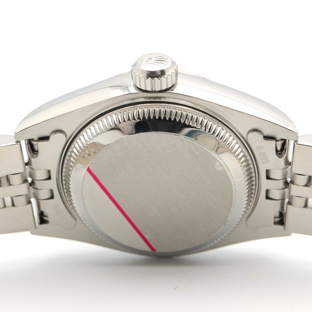 Rolex Datejust P Number BK BA 18k White Gold Stainless Steel Watch — view 4