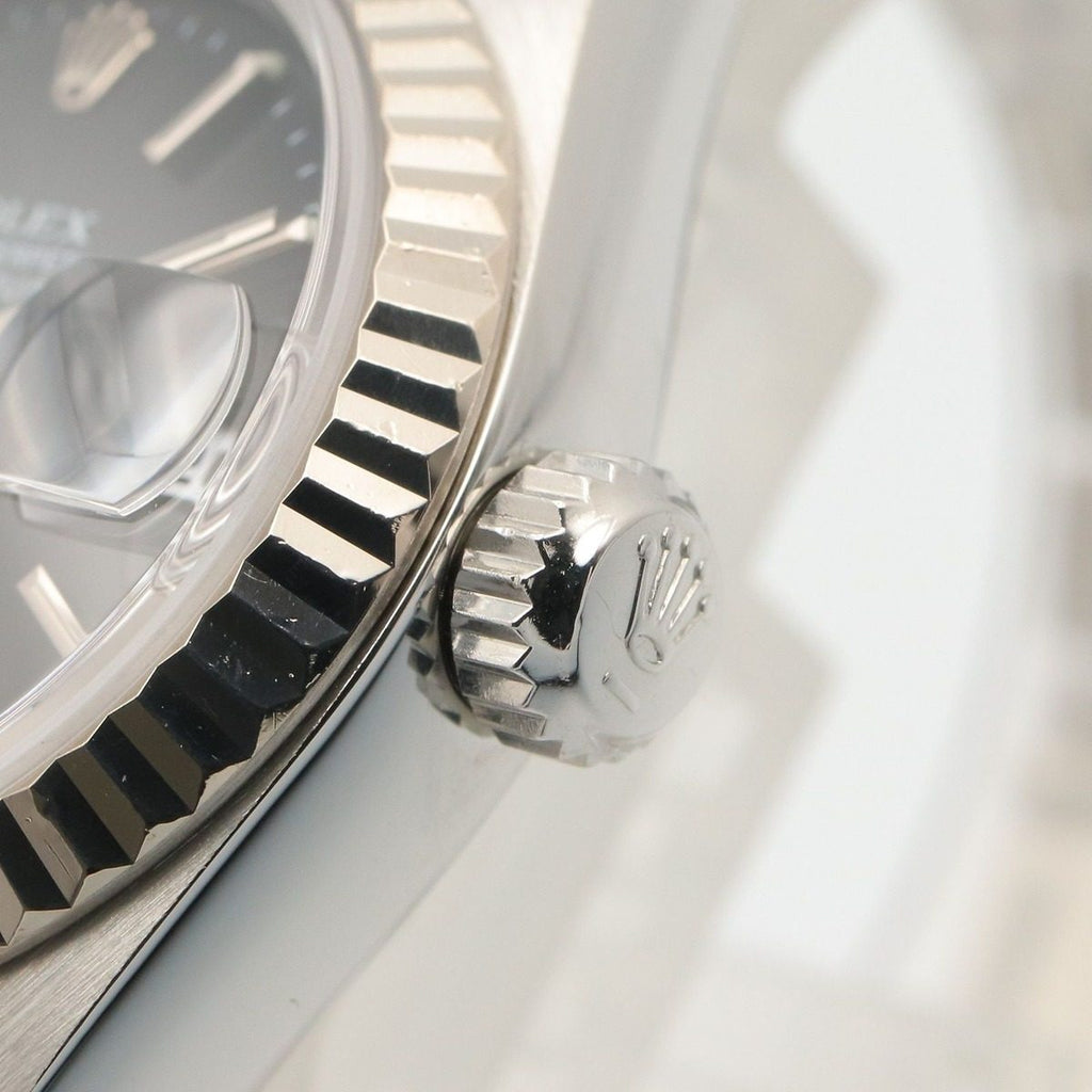 Rolex Datejust P Number BK BA 18k White Gold Stainless Steel Watch — view 5