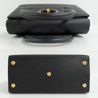 Dior 30 Montigne Saint Treno Small M9321 Umba Black Handbag — view 5