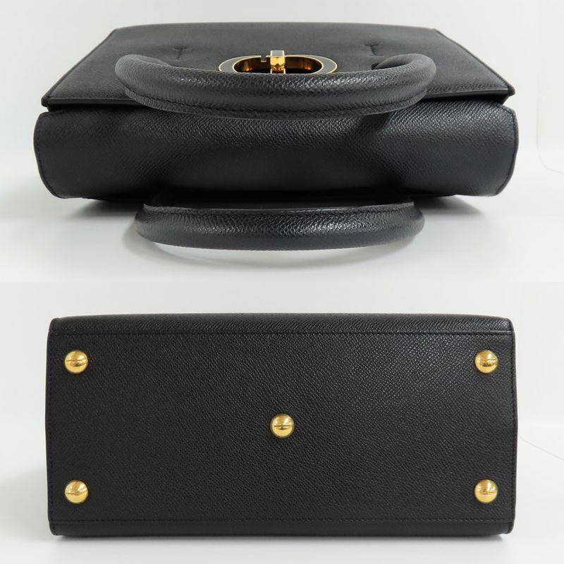 Dior 30 Montigne Saint Treno Small M9321 Umba Black Handbag — view 5
