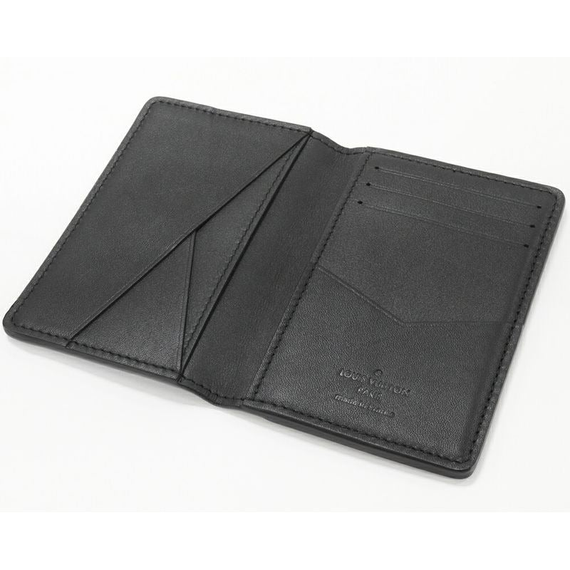 Louis Vuitton Bifold Card Case Pass Damier Infini Onyx Organizer De Poche — view 3