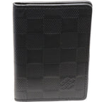 Louis Vuitton Bifold Card Case Pass Damier Infini Onyx Organizer De Poche