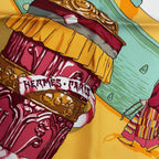 Hermes Carre 90 Scarf 100% Silk Prieres AU Vent Prayer in the Wind Yellow Box — view 7