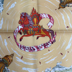 Hermes Carre 90 Scarf 100% Silk Prieres AU Vent Prayer in the Wind Yellow Box — view 8