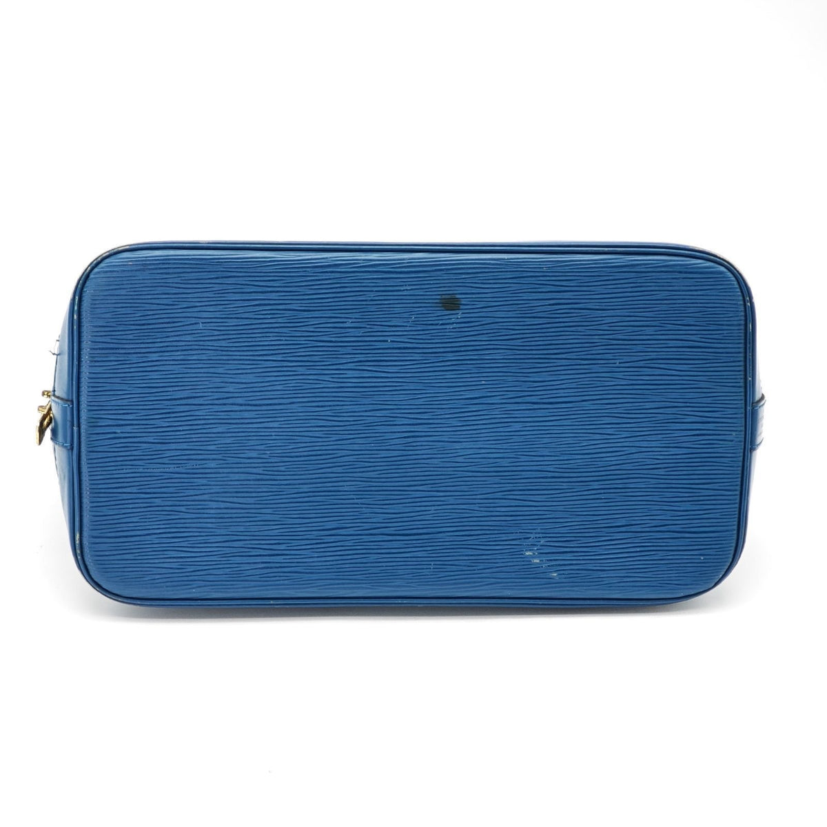 Louis Vuitton Epi Alma Bag Handbag Simple Toledo Blue — view 6