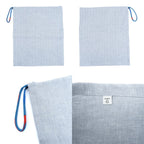 Hermes Petit H Ash Drawstring Purse 3 Types Set Pouch Accessory — view 4