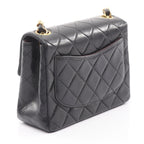 Chanel Shoulder Bag Mini Quilted Black Lambskin — view 2