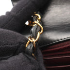 Chanel Shoulder Bag Mini Quilted Black Lambskin — view 9