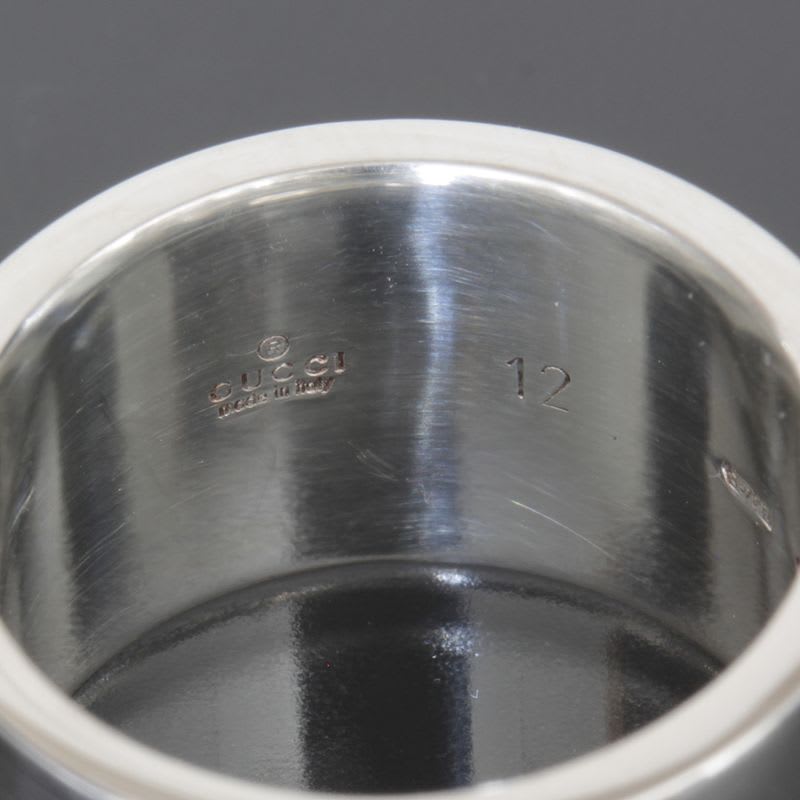 Gucci G Logo Wide Ring No 11 AG 925 Silver E1634 — view 4