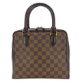 Louis Vuitton Handbag Brera Damier Ebene Brown Gold Hardware