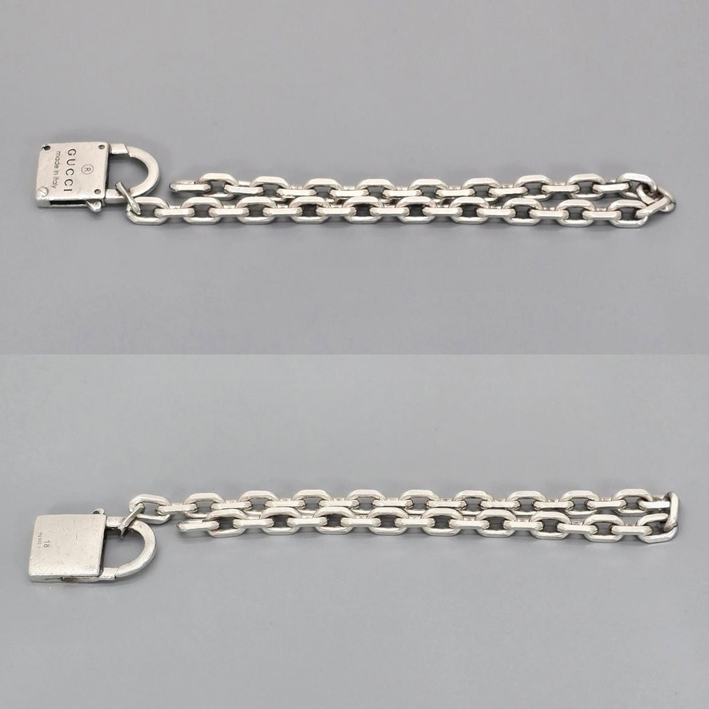 Gucci Trade Mark Chain with Padlock Bracelet 18 — view 4