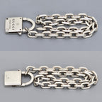 Gucci Trade Mark Chain with Padlock Bracelet 18 — view 5