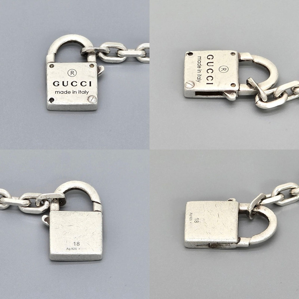 Gucci Trade Mark Chain with Padlock Bracelet 18 — view 6