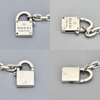 Gucci Trade Mark Chain with Padlock Bracelet 18 — view 6