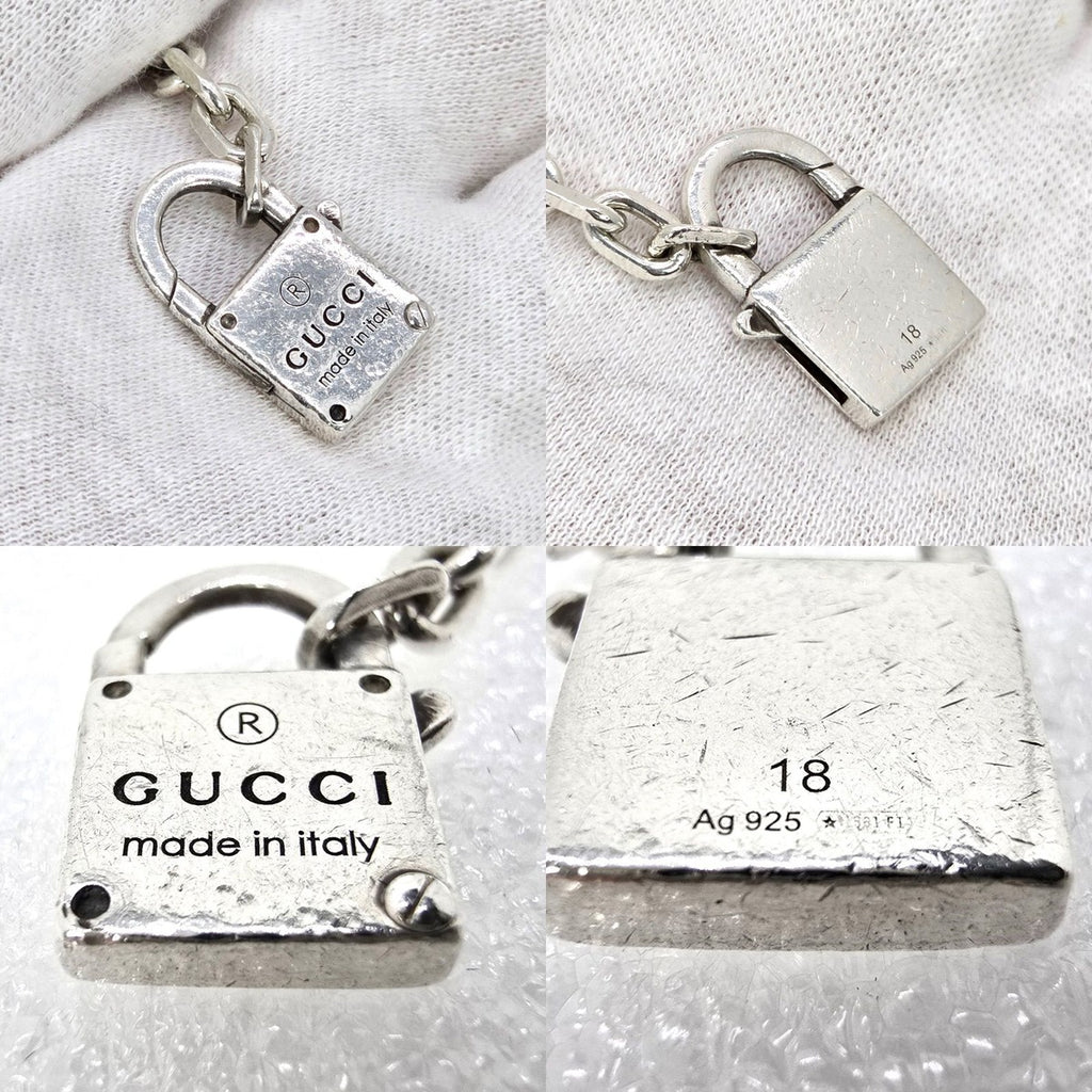 Gucci Trade Mark Chain with Padlock Bracelet 18 — view 7