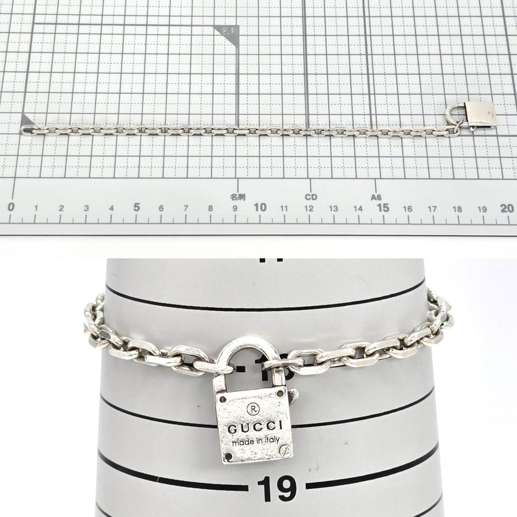 Gucci Trade Mark Chain with Padlock Bracelet 18 — view 8