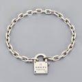 Gucci Trade Mark Chain with Padlock Bracelet 18