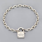 Gucci Trade Mark Chain with Padlock Bracelet 18