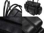 Chanel Cambon Line Multi Pocket Boston Bag Calfskin Black Pink — view 4