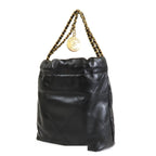 Chanel 22 Chain Black Gold Calfskin 2-Way Shoulder Bag — view 2