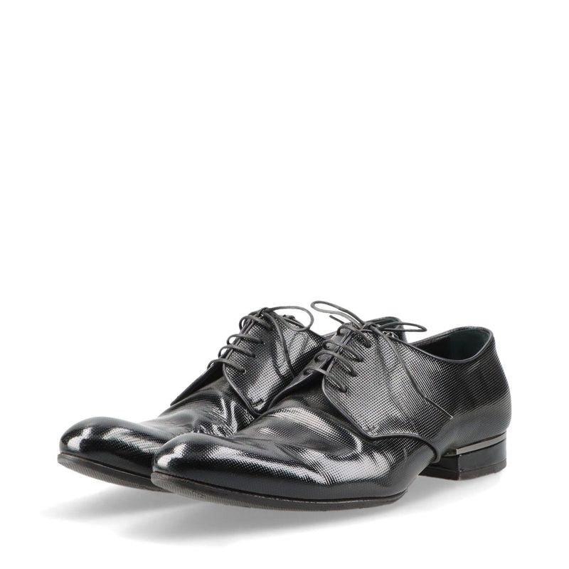 Louis Vuitton Patent Leather Shoes 7 St0132 Black