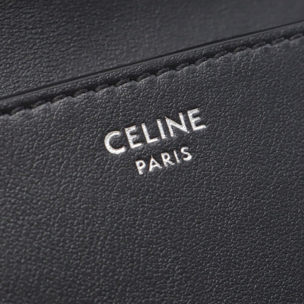 Celine Key Holder Ring Nano Buzas Triomphe 10 P403 Dq138 di Black — view 4