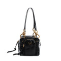 Prada Dangle Leather Top Handle Mini Bag