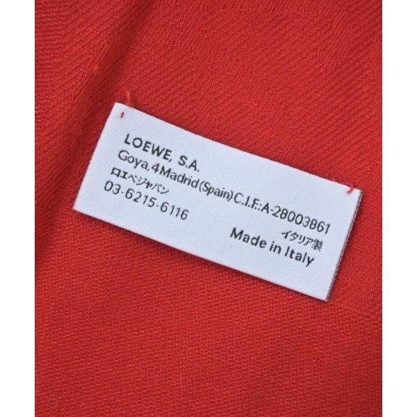 Loewe Shawl Scarf Red — view 4