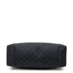 Gucci Shoulder Zip Hobo Black GG Canvas — view 6