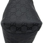 Gucci Shoulder Zip Hobo Black GG Canvas — view 7