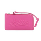 Loewe Card Case C565 Z40 X02 Fuchsia Pink Leather Coin Holder