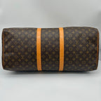 Louis Vuitton Keepall 55 Boston Bag Monogram Brown — view 5