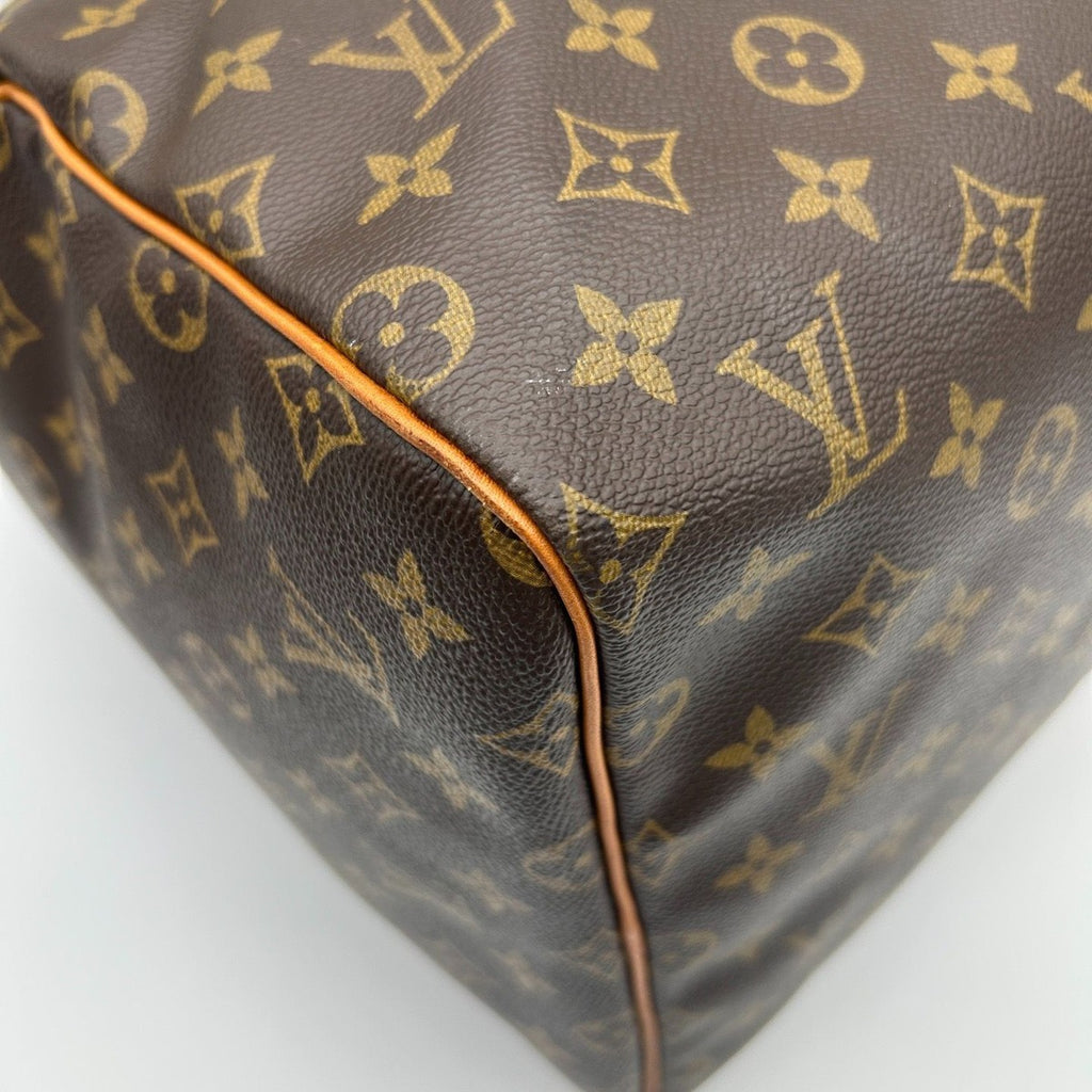 Louis Vuitton Keepall 55 Boston Bag Monogram Brown — view 8