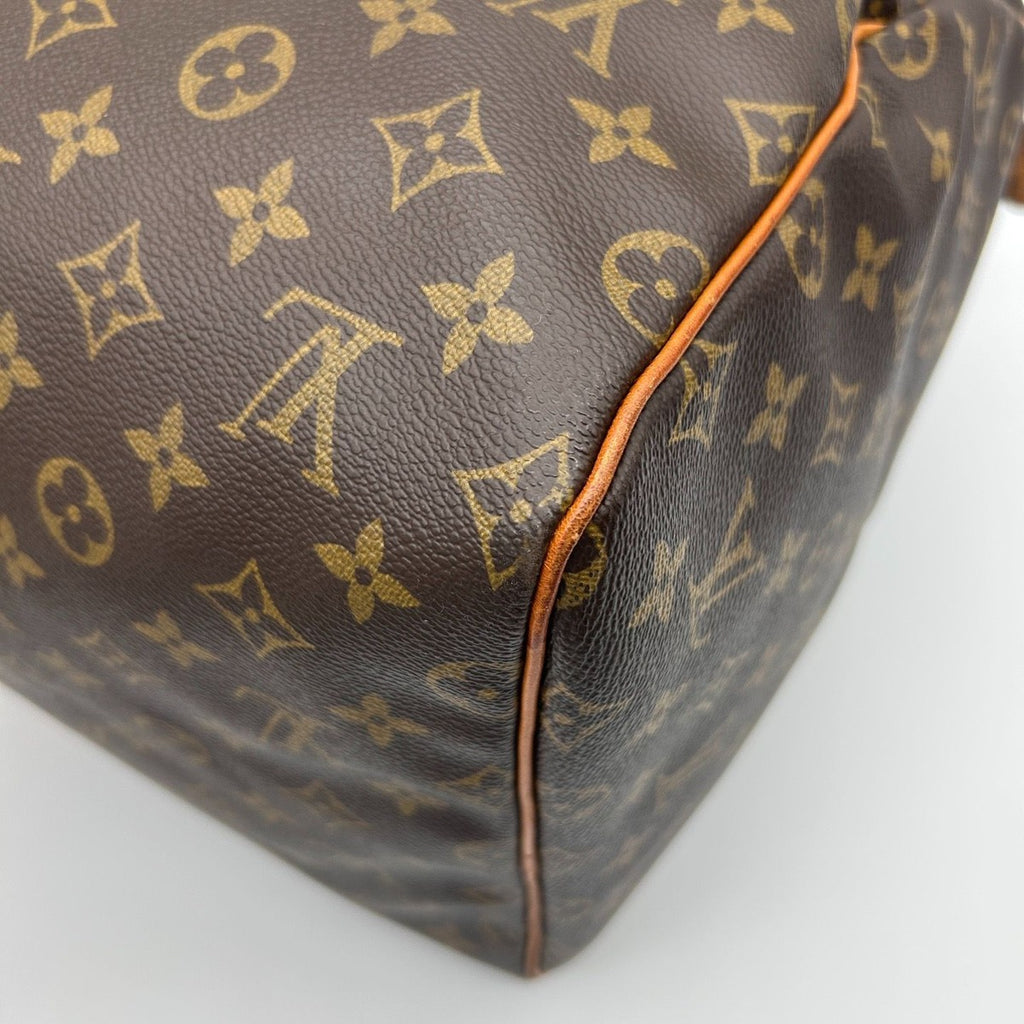 Louis Vuitton Keepall 55 Boston Bag Monogram Brown — view 9