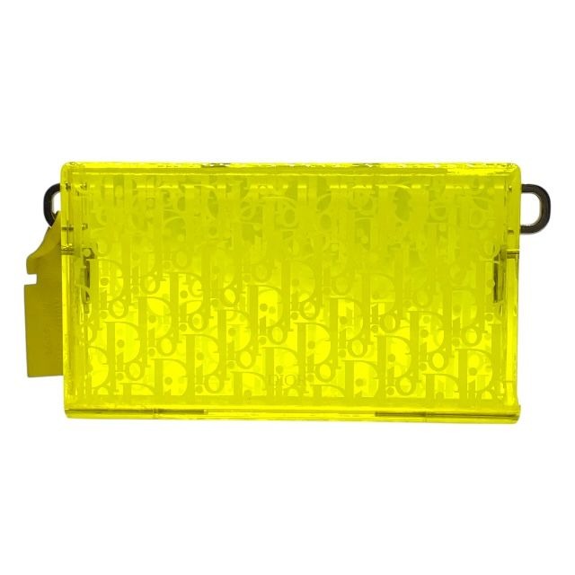 Dior Oblique Tech Trotter Shoulder Bag Hard Case Clear