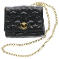 Saint Laurent Yves Star Motif Chain Shoulder Bag Black