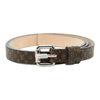 Louis Vuitton Monogram Belt 70 Brown Leather