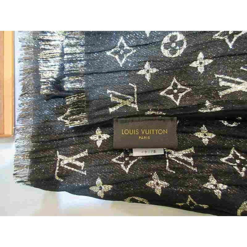 Louis Vuitton Shawl Black Lame — view 2